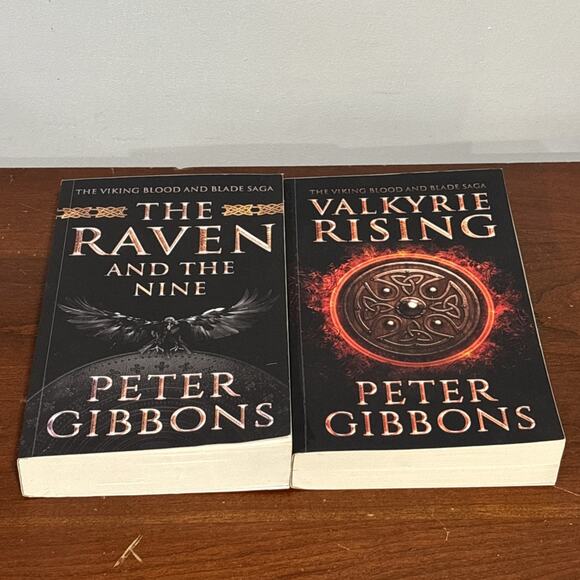 Valkyrie Rising The Raven & The 9 Viking Blood and Blade Saga Peter Gibbons Lot - Picture 2 of 8